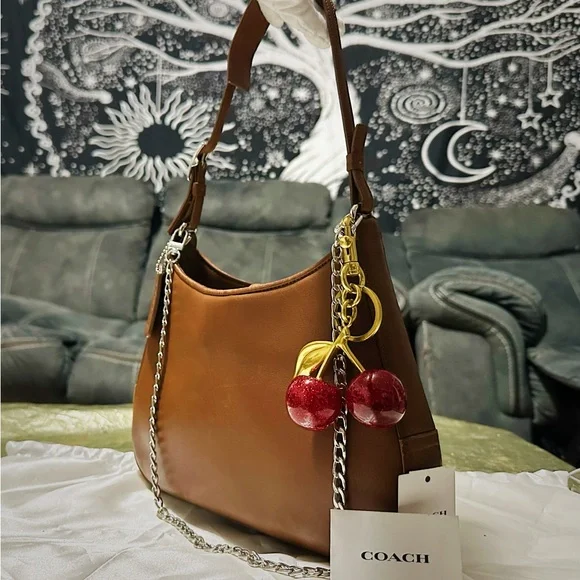 Vintage Coach soho Shoulder Bag Brown color soft Leather 2001 year - Picture 17 of 17